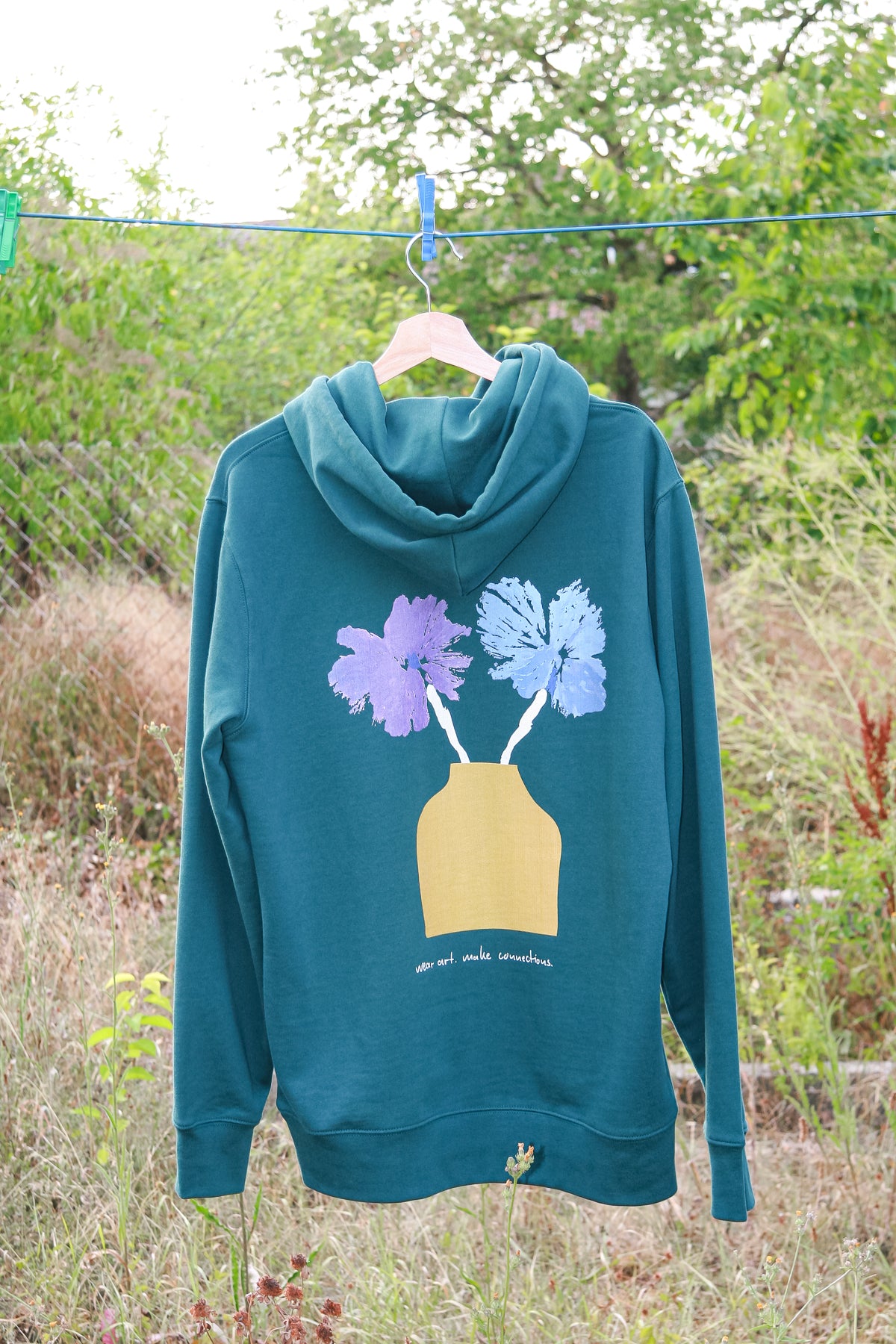 Die Blumenvase - Hoodie aus unserem Lager