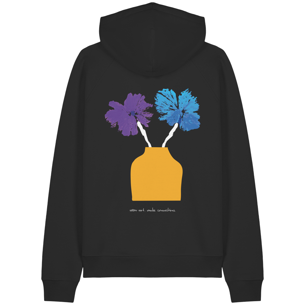 Die Blumenvase - Hoodie mit Stick