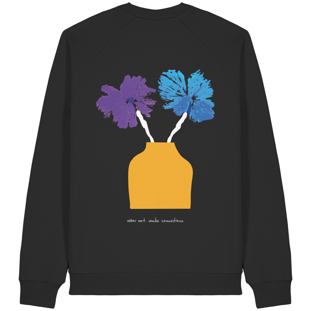 Die Blumenvase - Sweater mit Stick