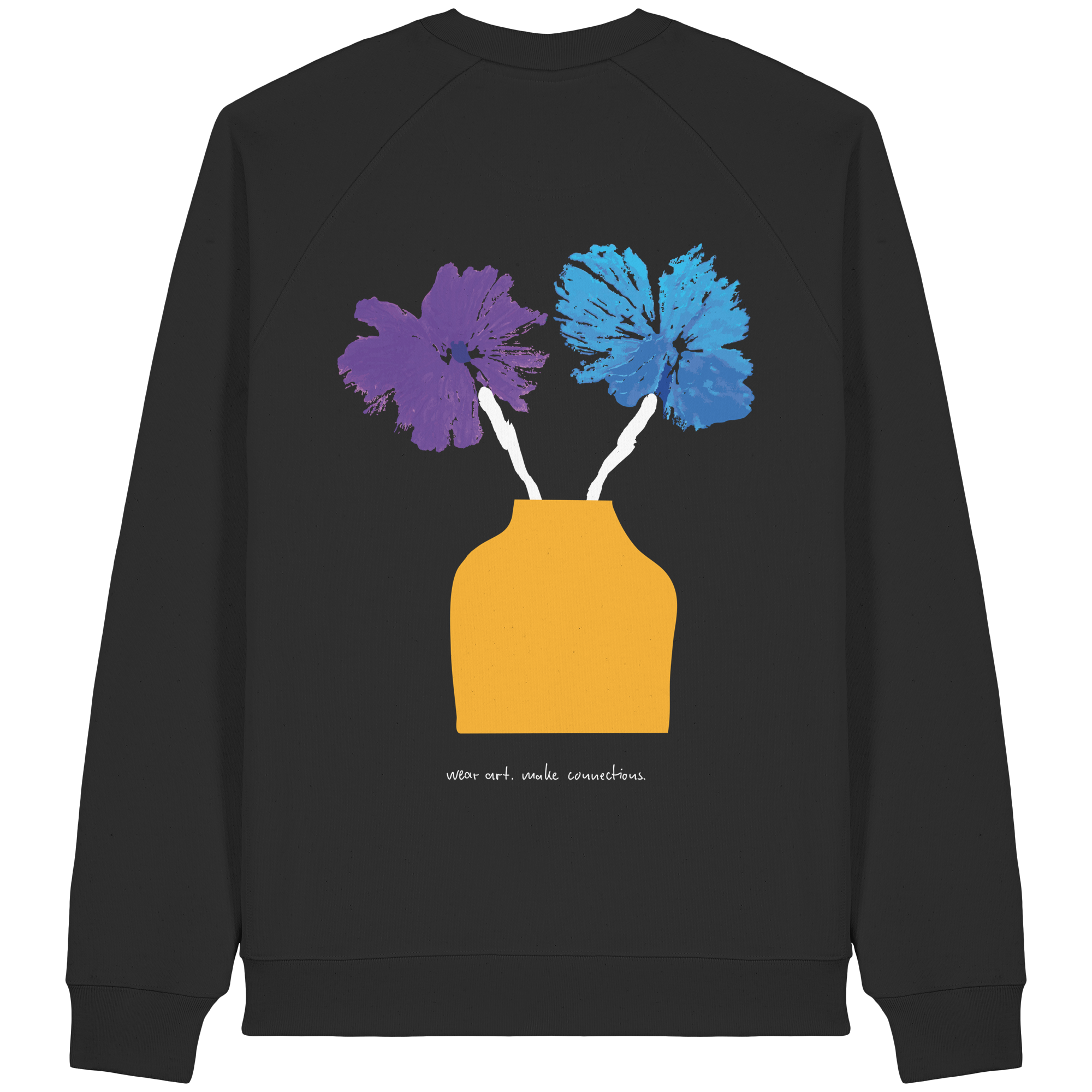 Die Blumenvase - Sweater mit Stick