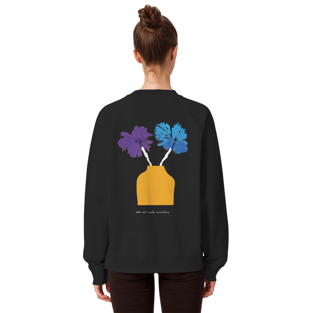 Die Blumenvase - Sweater mit Stick