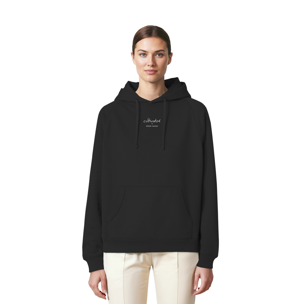 Die Blumenvase - Hoodie mit Stick
